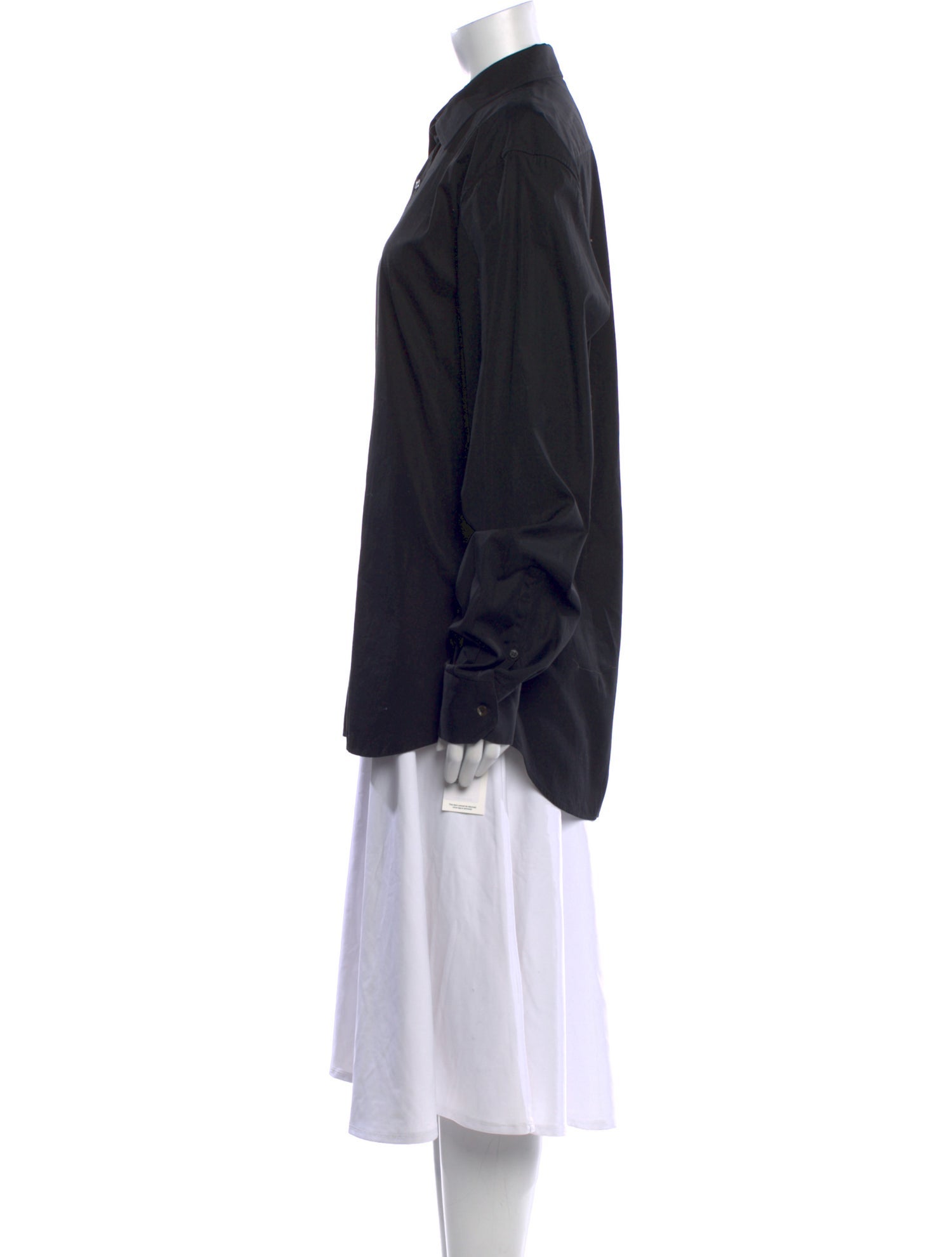 Fendi Long Sleeve Button-Up Top